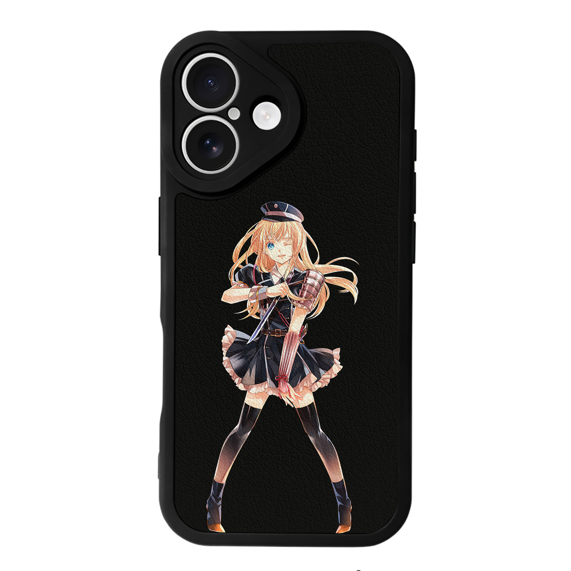（画像用） 刀剣乱舞 Touken Ranbu 【iPhone 16シリーズ対応】シリコンスマホケース（レザー調） 材質：シリコン